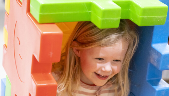 For Linnea er det aldri langt vei til helsesykepleieren. For Linnea er det aldri langt vei til helsesykepleieren.