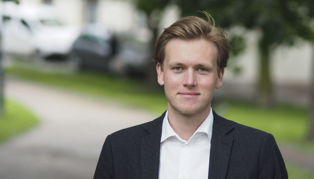 Unge Venstre-leder Sondre Hansmark Unge Venstre-leder Sondre Hansmark