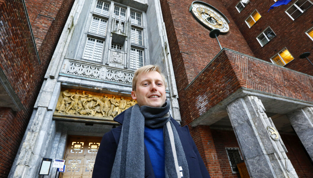 Høyres Øystein Sundelin. Høyres Øystein Sundelin.