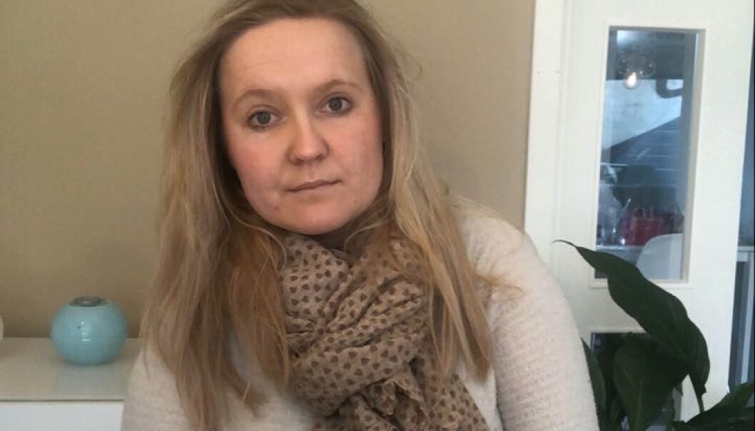 Lærer Stine Rolandsen er frustrert. Lærer Stine Rolandsen er frustrert.