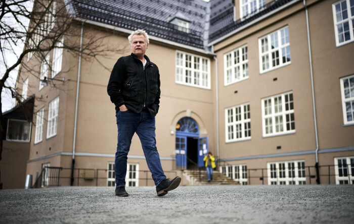 Rektor Sten Frode Solvang, ved Singsaker skole i Trondheim