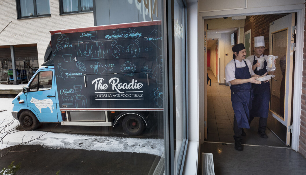 Oslos eneste skole med restaurant og matfag har selvfølgelig sin egen foodtruck. Oslos eneste skole med restaurant og matfag har selvfølgelig sin egen foodtruck.