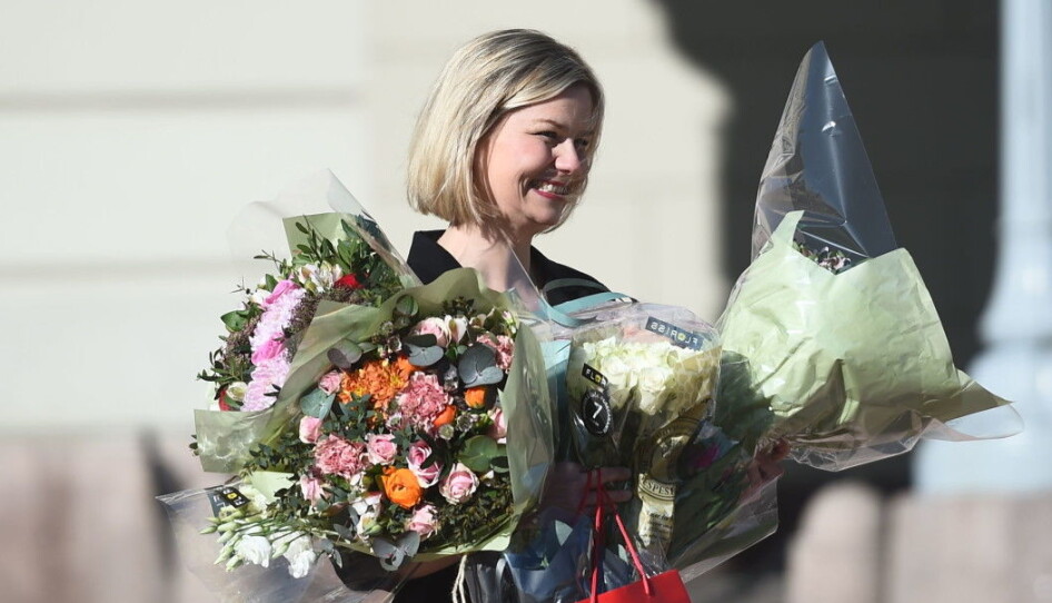 Guri Melby (V) ble utnevnt som ny kunnskapsminister den 13. mars. Guri Melby (V) ble utnevnt som ny kunnskapsminister den 13. mars.