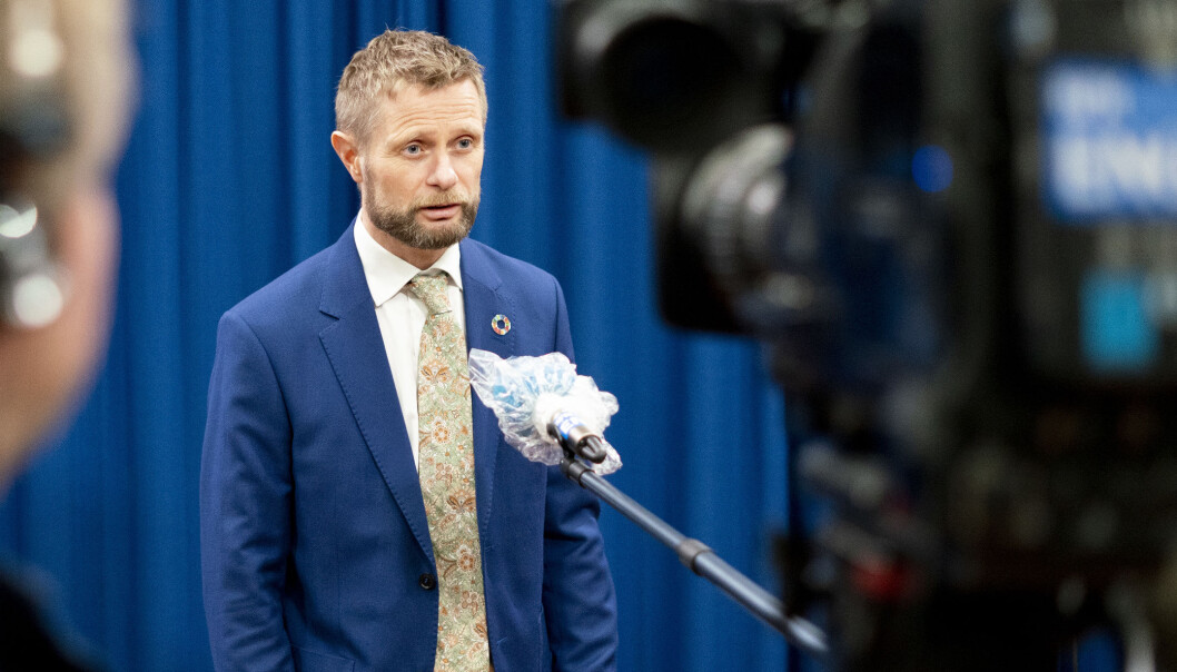 Helseminister Bent Høie. Helseminister Bent Høie.