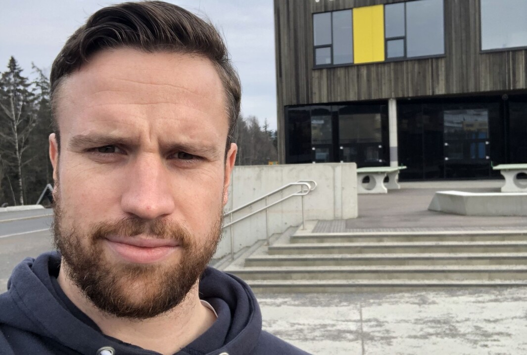 Aks-leder på Veitvet skole, Christopher Hall. Aks-leder på Veitvet skole, Christopher Hall.