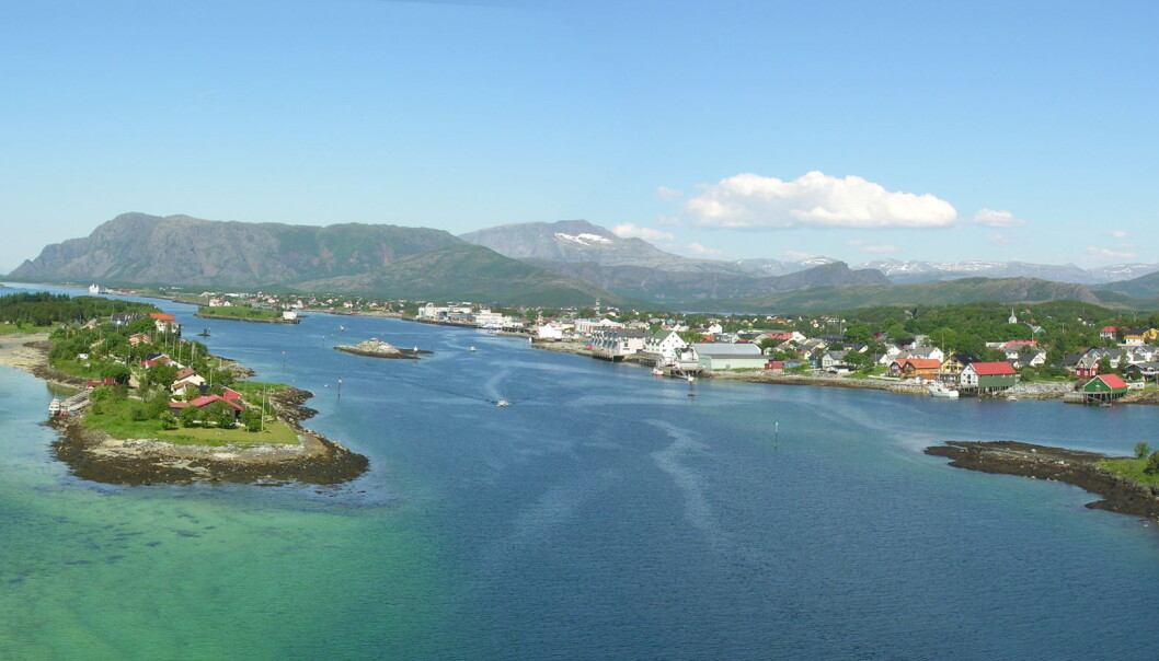 Brønnøysund i Brønnøy kommune. Brønnøysund i Brønnøy kommune.