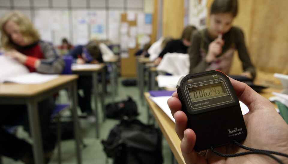 Stortinget sa nei til å gjøre nasjonale prøver til utvalgsprøver