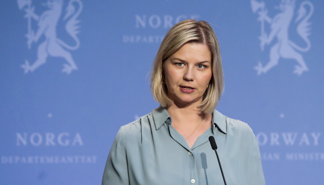 Kunnskaps- og integreringsminister Guri Melby stiller i nettmøte onsdag kl 10. Send inn spørsmål nå.
Foto: Terje Bendiksby / NTB scanpix Kunnskaps- og integreringsminister Guri Melby stiller i nettmøte onsdag kl 10. Send inn spørsmål nå.
Foto: Terje Bendiksby / NTB scanpix
