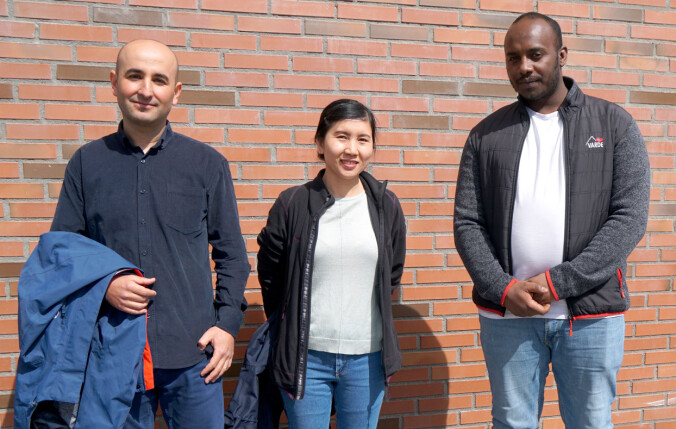 Eyüp Toraman, Phuong Thi Ma og Abel Kahsay Rusom kombinerer jobb og opplæring. Eyüp Toraman, Phuong Thi Ma og Abel Kahsay Rusom kombinerer jobb og opplæring.