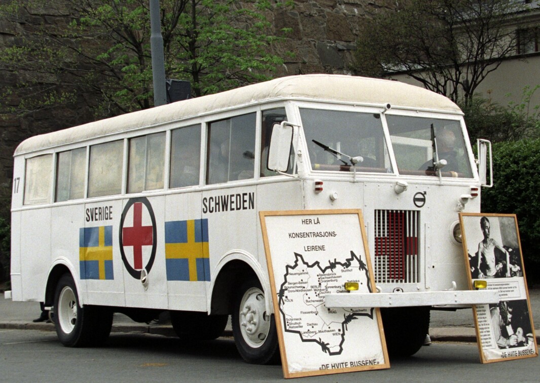 De hvite bussene kjørte til Tyskland for hente tusenvis av skandinaviske krigsfanger. De hvite bussene kjørte til Tyskland for hente tusenvis av skandinaviske krigsfanger.