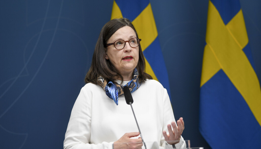 Sveriges kunnskapsminister Anna Ekström Sveriges kunnskapsminister Anna Ekström