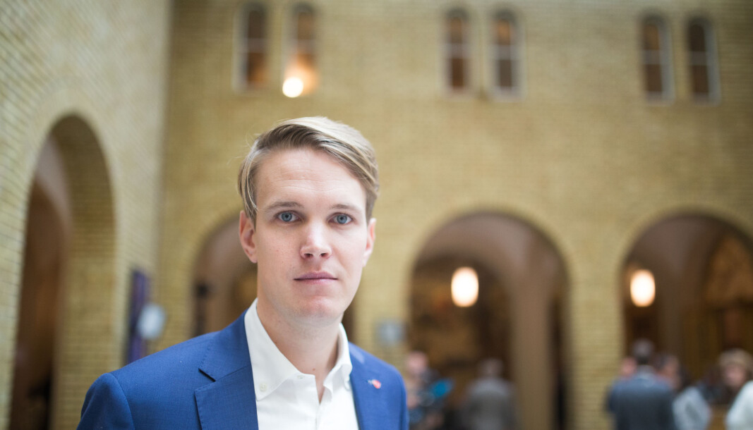 Arbeiderpartiets Torstein Tvedt Solberg. Arbeiderpartiets Torstein Tvedt Solberg.