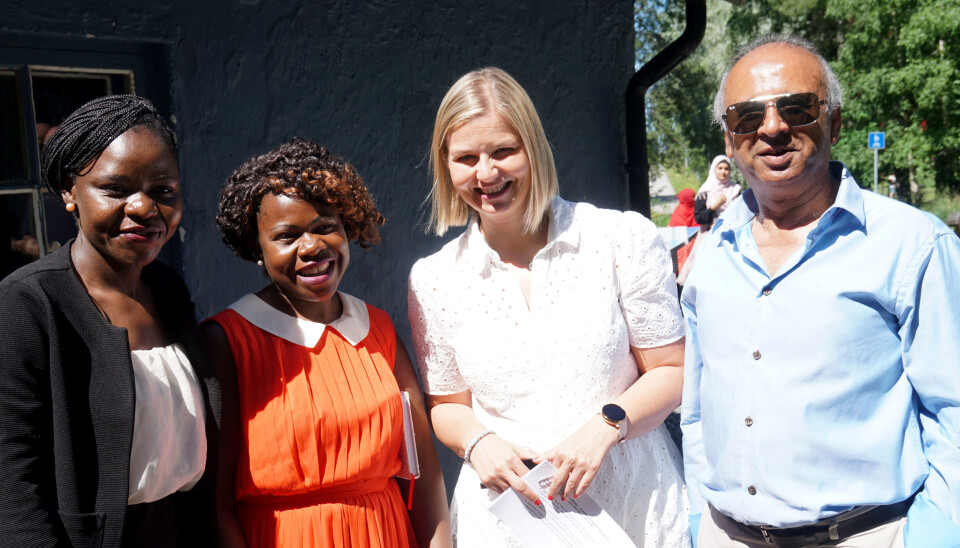 Beatrice Akoth, Jacinta Bi Kubri, Guri Melby og Pervez Ahmad.