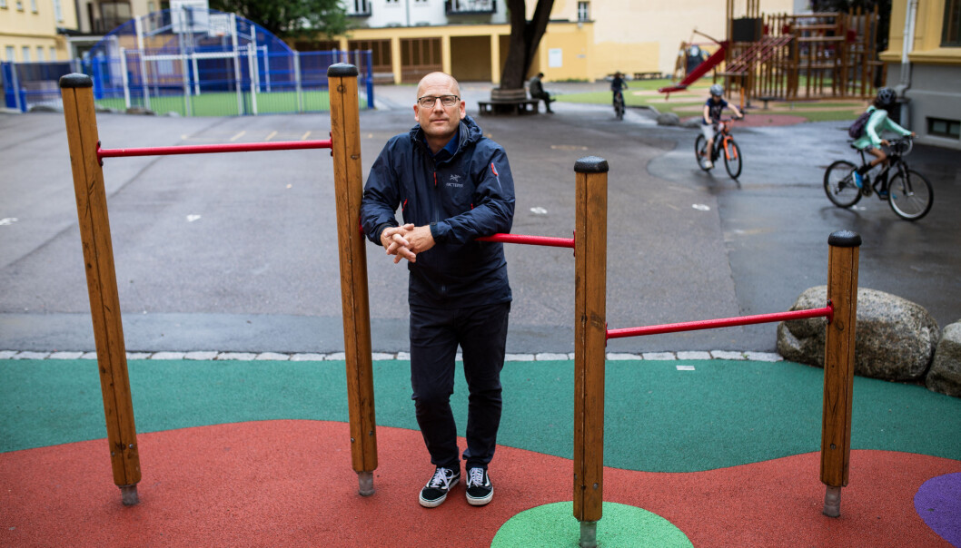 Leder i Utdanningsforbundet, Steffen Handal. Leder i Utdanningsforbundet, Steffen Handal.