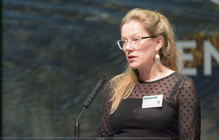 Statssekretær i Kunnskapsdepartementet Anja Johansen. Bildet er fra Venstres årsmøte i 2015.