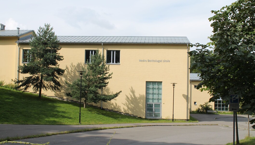 Nedre Bekkelaget skole er stengt på grunn av korona-smitte. Nedre Bekkelaget skole er stengt på grunn av korona-smitte.