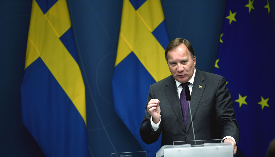 Statsminister Stefan Löfven (S). Statsminister Stefan Löfven (S).