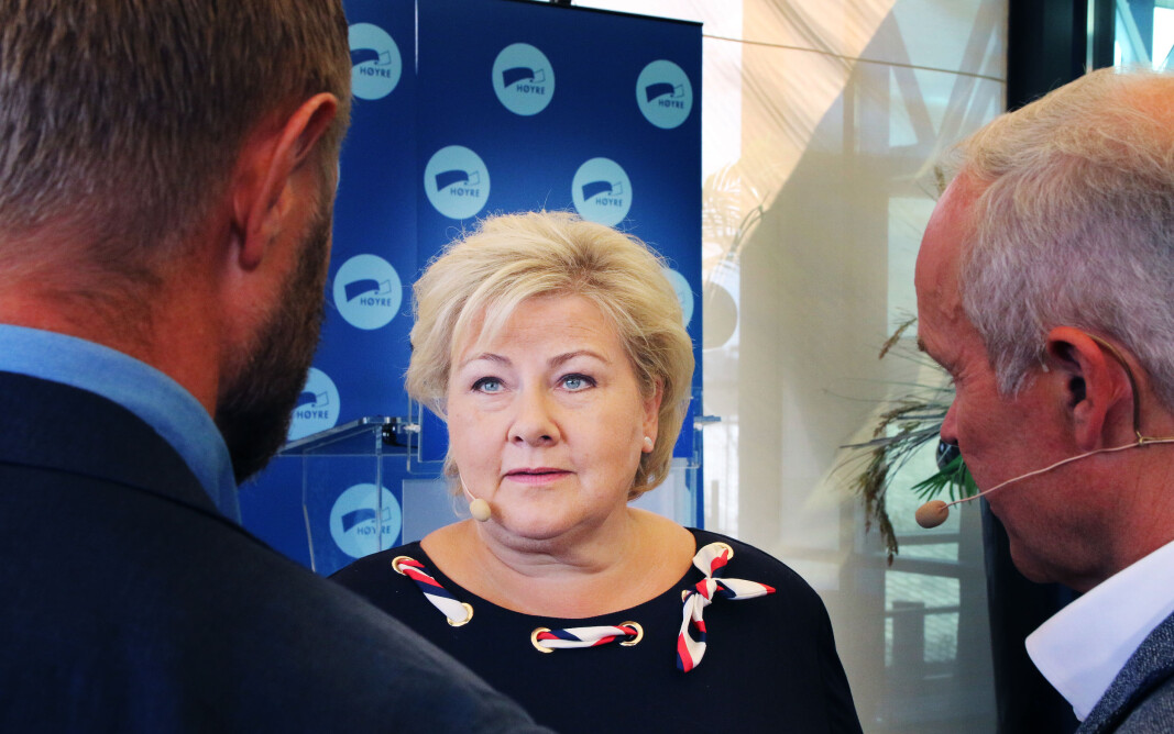 Statsminister Erna Solberg kan ikke utelukke noen koronatiltak. Statsminister Erna Solberg kan ikke utelukke noen koronatiltak.