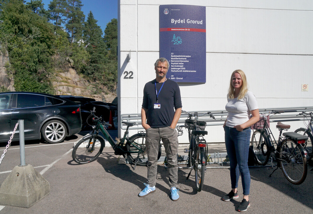 Sammen skal Jarle Dukic Sandven og Kristine Hovland bidra til å trygge hverdagen for elevene i bydel Grorud. Sammen skal Jarle Dukic Sandven og Kristine Hovland bidra til å trygge hverdagen for elevene i bydel Grorud.
