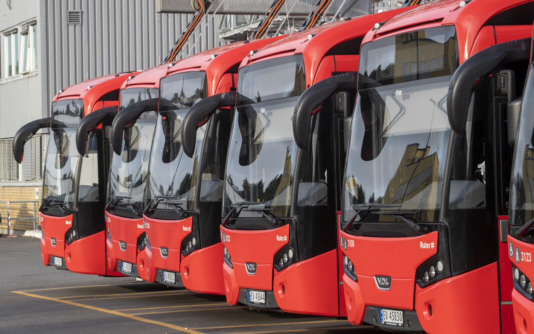 3800 bussjåfører er tatt ut i streik og store deler av Oslo og Viken er rammet. Bussene står som her på Ulven i Oslo. 3800 bussjåfører er tatt ut i streik og store deler av Oslo og Viken er rammet. Bussene står som her på Ulven i Oslo.