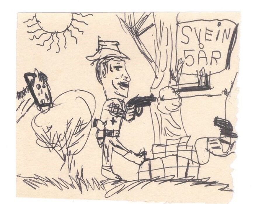 Egil og Svein Nyhus inspirerte hverandre allerede som femåringer og var opptatt av cowboyer på den tiden.
