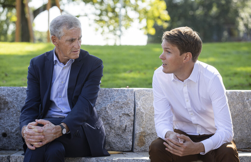Ap-leder Jonas Gahr Støre og partiets utdanningspolitiske talsperson Torstein Tvedt Solberg. Ap-leder Jonas Gahr Støre og partiets utdanningspolitiske talsperson Torstein Tvedt Solberg.