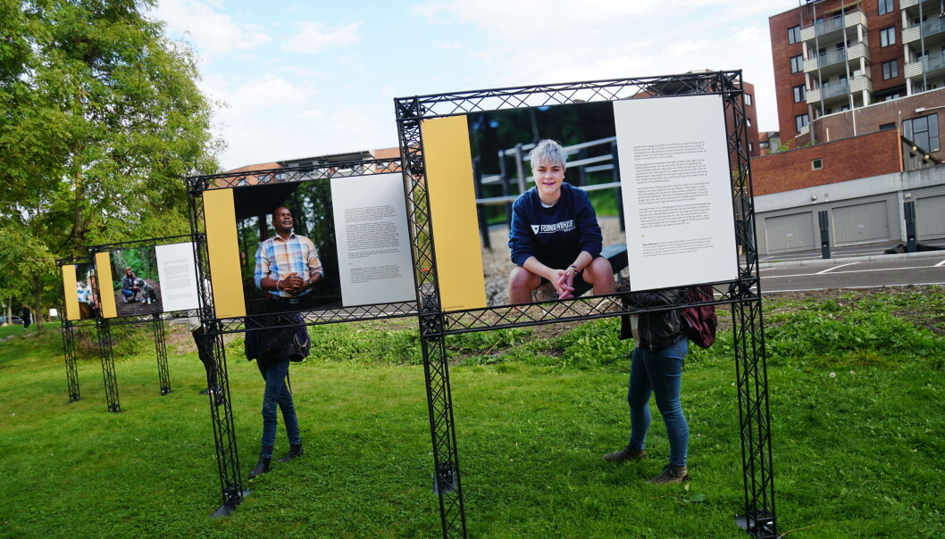 Anne Riksaasen, portrettert her i front, har gått i barnehage og skole på Holmlia. Anne Riksaasen, portrettert her i front, har gått i barnehage og skole på Holmlia.