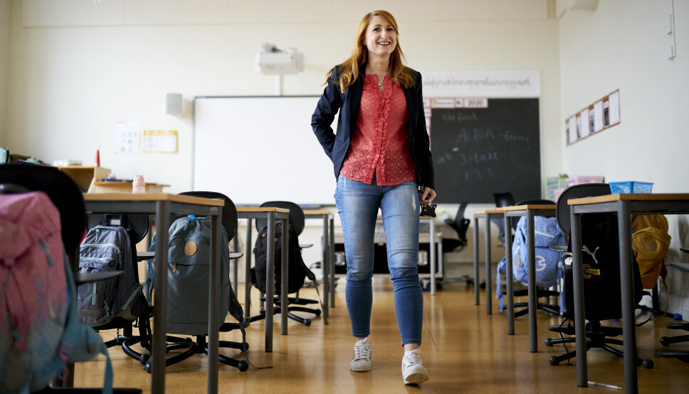 Silje Leistad Sagstuen er lærer ved Bispehaugen skole i Trondheim, men veien dit var lang. – Fineste skolen i byen, sier Sagstuen.