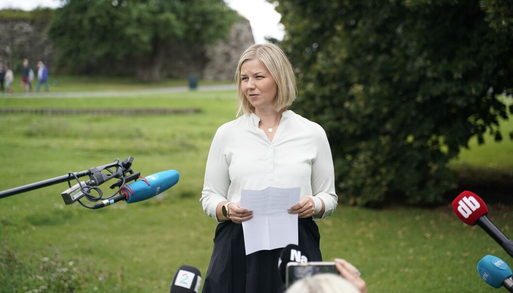 Kunnskapsminister Guri Melby og regjeringen har lagt frem sitt forslag til statsbudsjett 2021. Kunnskapsminister Guri Melby og regjeringen har lagt frem sitt forslag til statsbudsjett 2021.