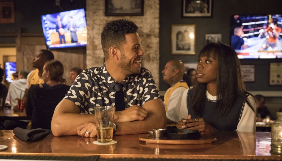 Sarunas J. Jackson og Yvonne Orji i serien «Insecure», der
nesten ingen av rolleinnehaverne er hvite. Sarunas J. Jackson og Yvonne Orji i serien «Insecure», der
nesten ingen av rolleinnehaverne er hvite.