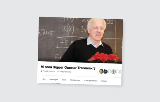 Matematikklæreren Gunnar (73) har egen fanklubb