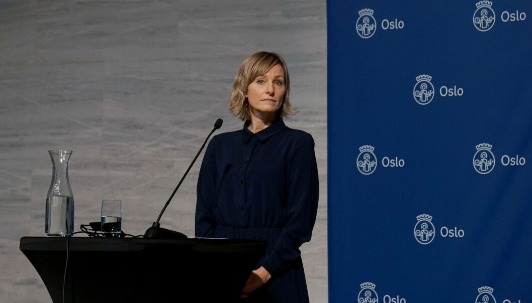- Vi lytter til de smittevernfaglige rådene, sier byråd Inga Marte Thorkildsen. - Vi lytter til de smittevernfaglige rådene, sier byråd Inga Marte Thorkildsen.