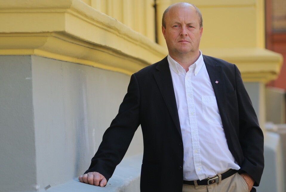Terje Moen i Skolenes landsforbund. Terje Moen i Skolenes landsforbund.