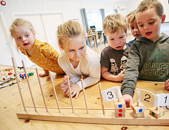 I Garder barnehage får førskolebarna besøke tallenes verden.