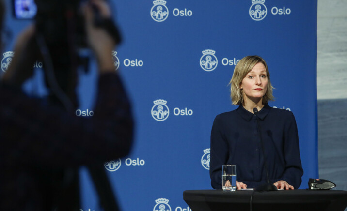 Oppvekst- og kunnskapsbyrd Inga Marte Thorkildsen sier nei til å fremskynde juleferien i Oslo. Her under en pressekonferanse der de orienterer om koronasituasjonen i Oslo kommune. Oppvekst- og kunnskapsbyrd Inga Marte Thorkildsen sier nei til å fremskynde juleferien i Oslo. Her under en pressekonferanse der de orienterer om koronasituasjonen i Oslo kommune.