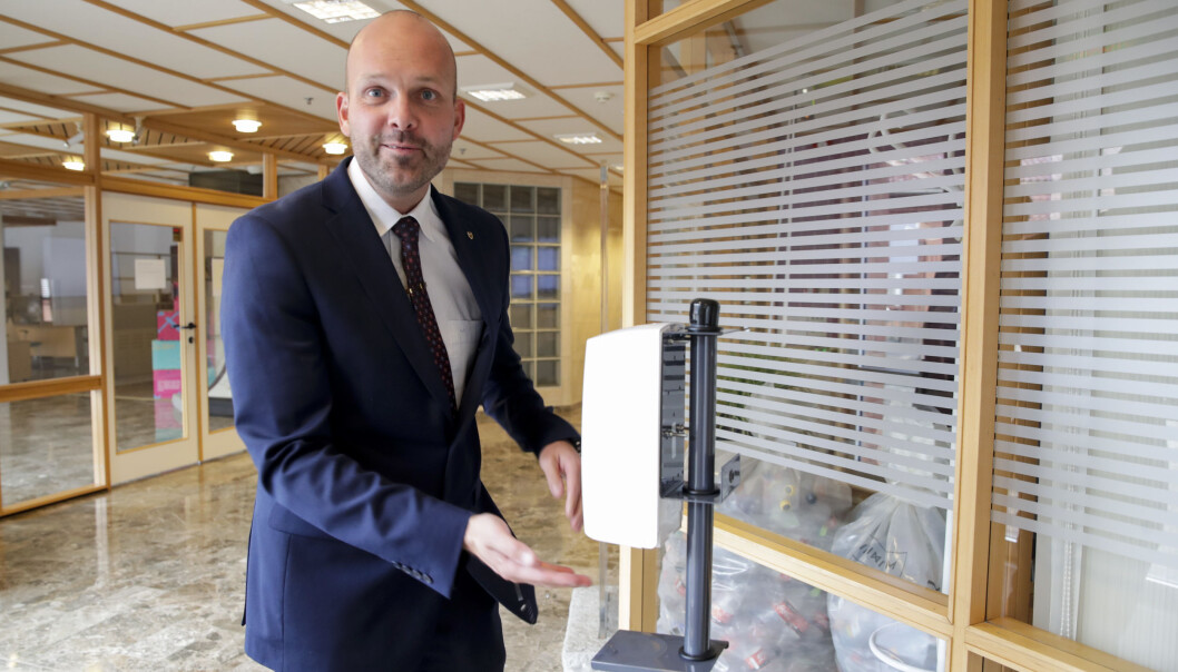 Sarpsborg ordfører Sindre Martinsen-Evje. Sarpsborg ordfører Sindre Martinsen-Evje.