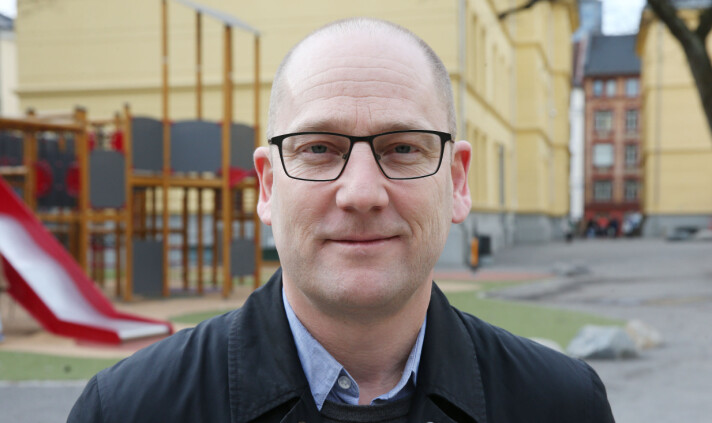 Leder av Utdanningsforbundet, Steffen Handal. Leder av Utdanningsforbundet, Steffen Handal.