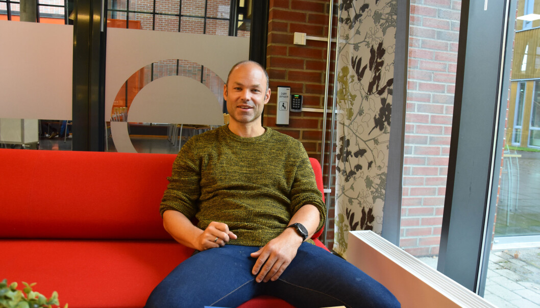 Ole Morten Hammer er opptatt av å nå nye elever. Ole Morten Hammer er opptatt av å nå nye elever.