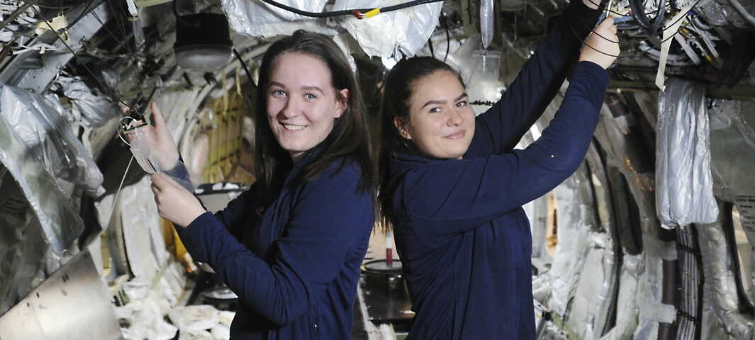 Trine-Lise og Sol Vilde blir flyteknikere