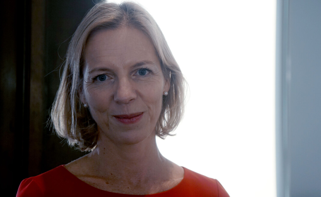 Marte Gerhardsen svarte på kritikk under høringen i bystyret. Marte Gerhardsen svarte på kritikk under høringen i bystyret.
