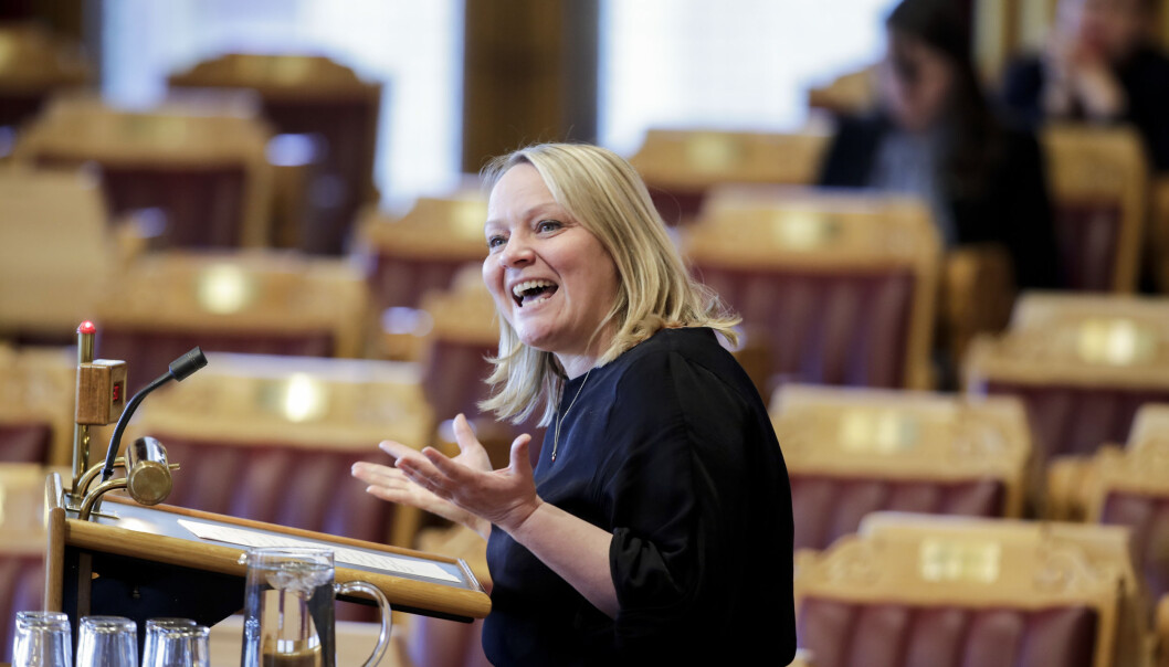 SVs Mona Fagerås. SVs Mona Fagerås.