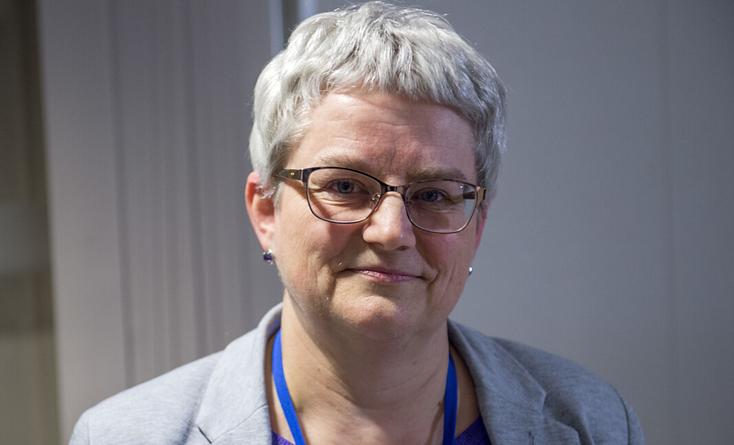 Etatsdirektør Brita Øygard orienterer pressen om siste utvikling av koronavirus i Bergen. Etatsdirektør Brita Øygard orienterer pressen om siste utvikling av koronavirus i Bergen.