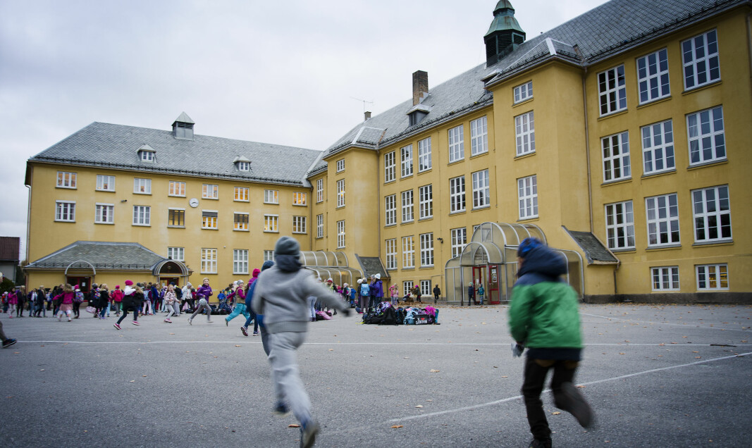 Tillitsvalgte og ledelsen i Lillestrøm kommune er blitt enige om et sett med felles overtidsregler for alle lærere i kommunen. Bildet er fra Volla skole på Lillestrøm.