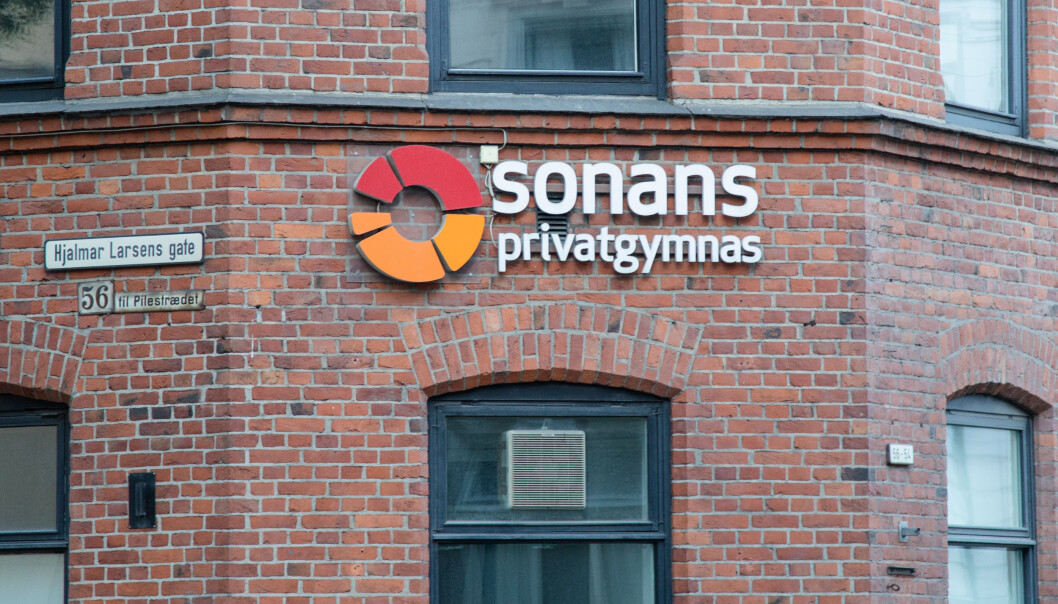 Sonans privatgymnas i Oslo. Sonans privatgymnas i Oslo.