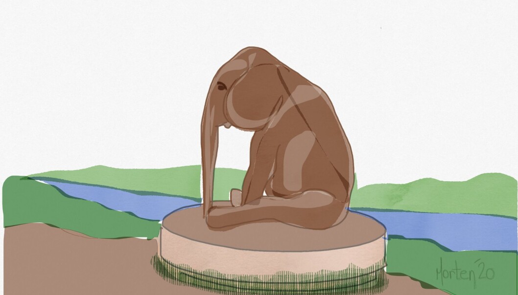 Det er mange som har kjent på savnet av en venn det siste året. Da er det godt de kan klemme en elefant på Sagene, sier seniorrådgiver Morten Solheim i Utdanningsforbundet. Det er mange som har kjent på savnet av en venn det siste året. Da er det godt de kan klemme en elefant på Sagene, sier seniorrådgiver Morten Solheim i Utdanningsforbundet.