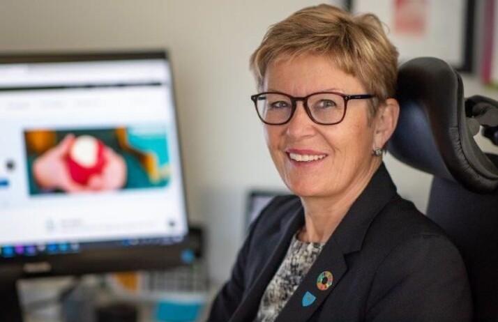 Rektor ved Lier videregående skole Anne Johanne Guldvik