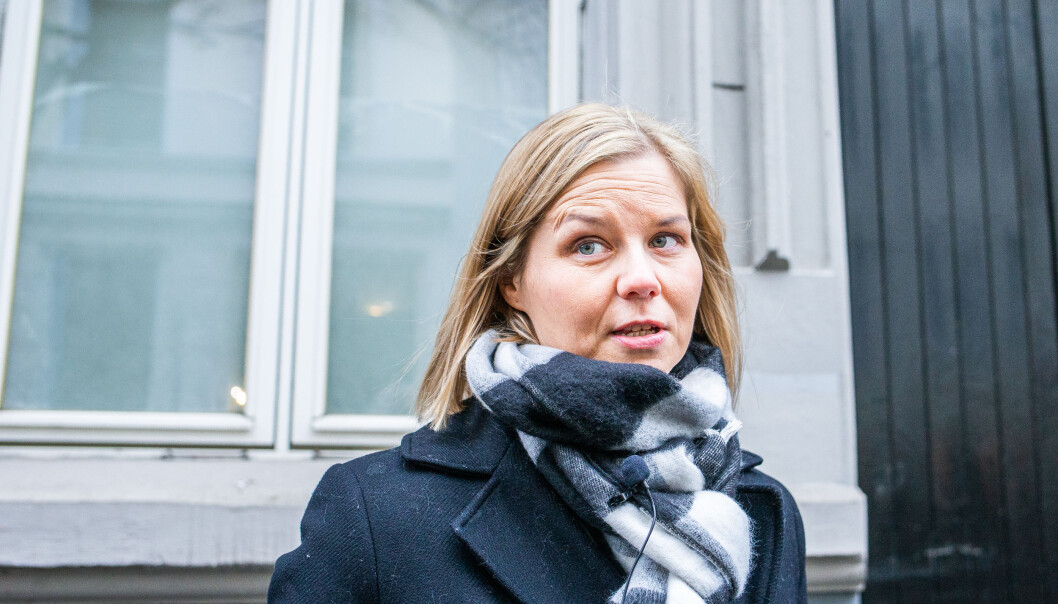 Kunnskaps- og integreringsminister Guri Melby (V). Kunnskaps- og integreringsminister Guri Melby (V).