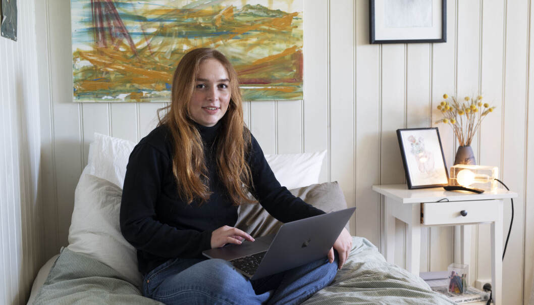 Tredjeklasse-elev Amalie Jakobsen er på rødt nivå - igjen. Tredjeklasse-elev Amalie Jakobsen er på rødt nivå - igjen.