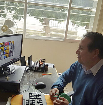 Juan Gaspar Cruz er rektor ved Conalep i Oaxaca. Juan Gaspar Cruz er rektor ved Conalep i Oaxaca.