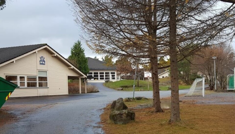 Fra tirsdag får alle elever i Stord, som her ved Tjødnalio skule, hjemmeundervisning.